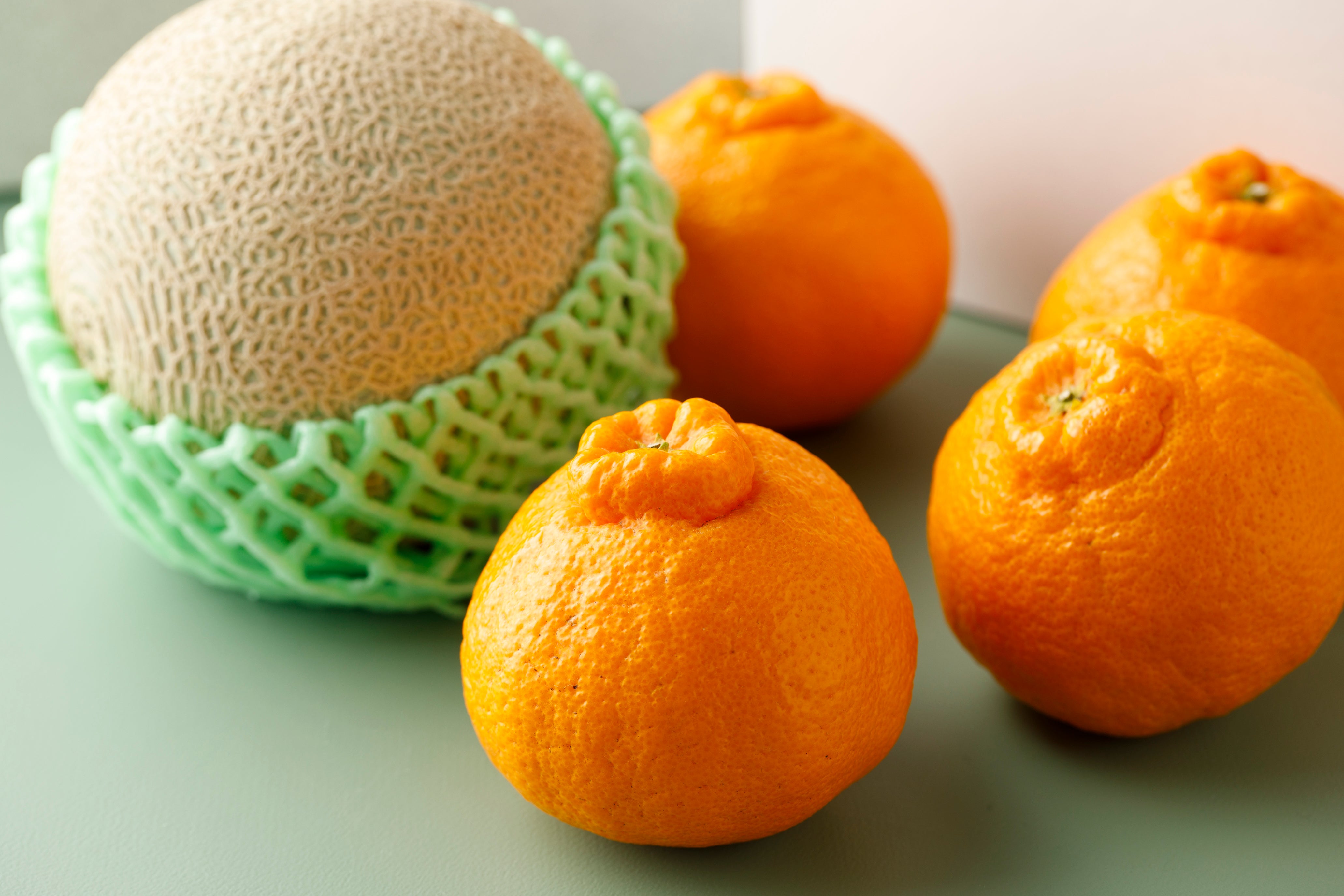 高品質メロンとデコポン