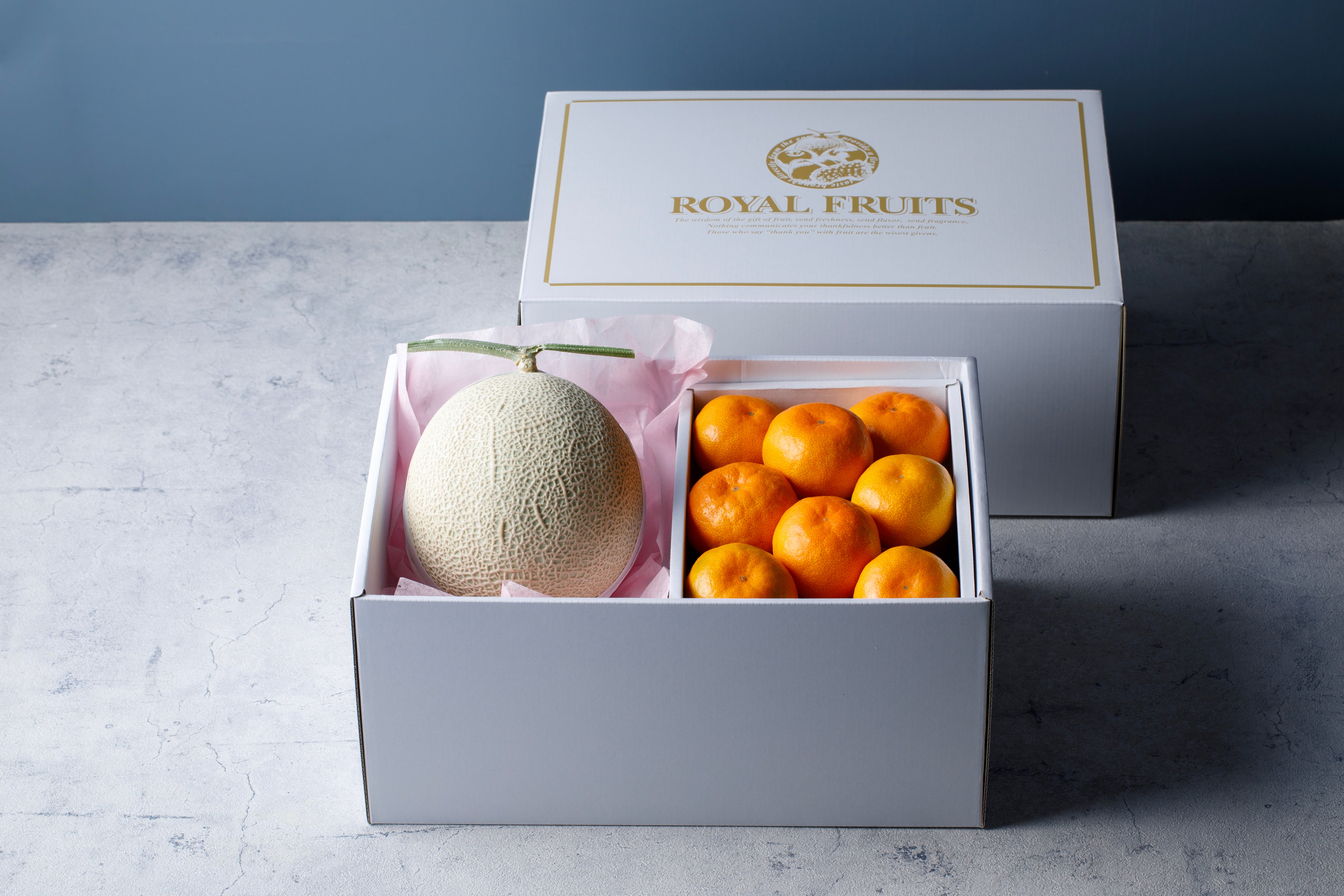 メロンとみかんの詰め合わせ<br>2025年お歳暮ギフト