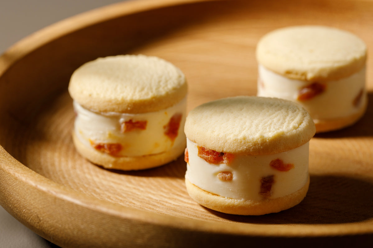 能登柿菓代 バターサンドクッキー 3個入り