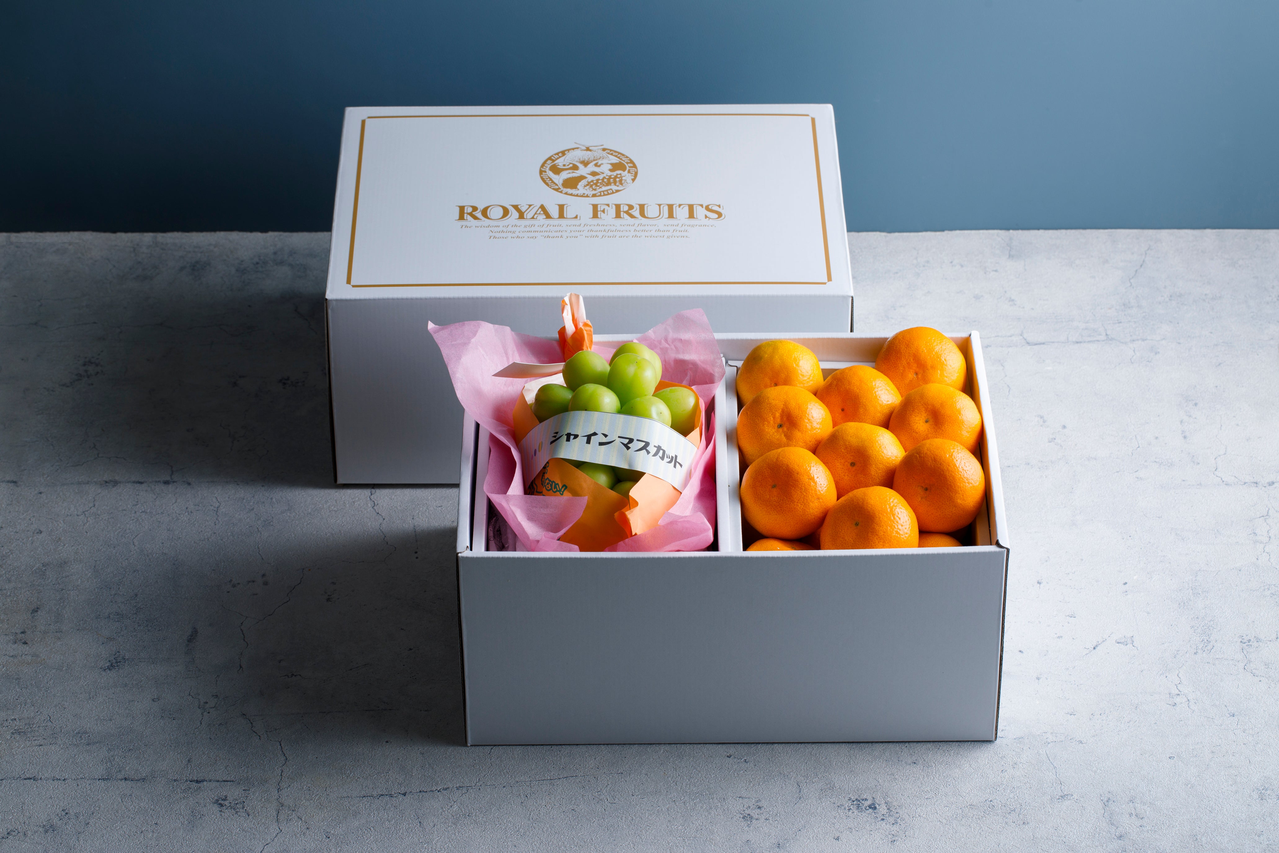 シャインマスカットとみかんの詰め合わせ<br>2025年お歳暮ギフト