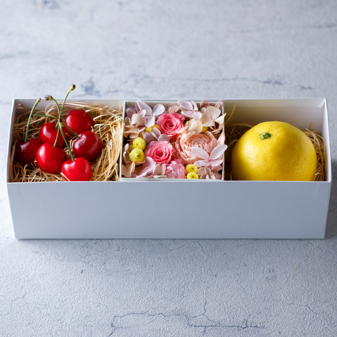 フラワーギフト　フルーツ詰合せ